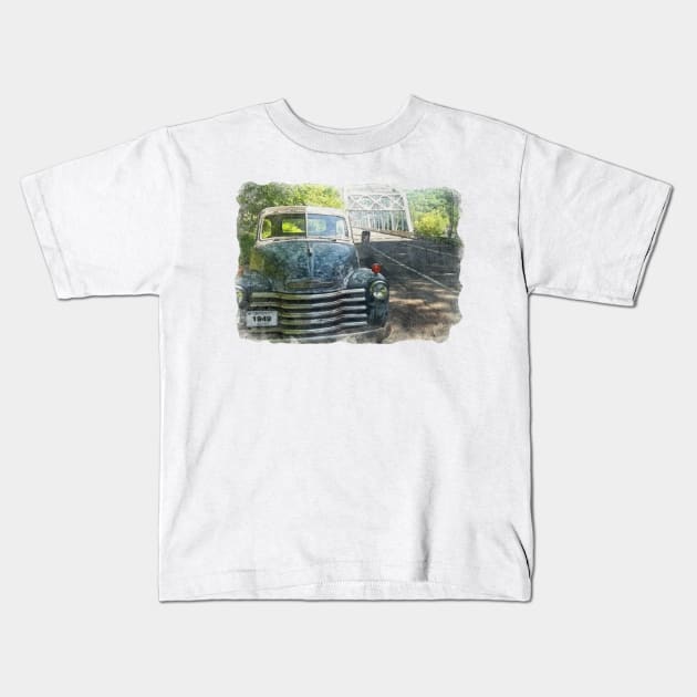 Out for a Drive Kids T-Shirt by unclejohn